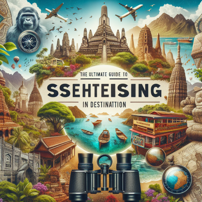 The Ultimate Guide to Sightseeing in [Destination]