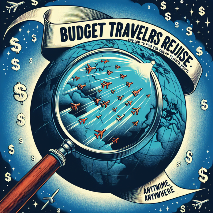 Budget Travelers Rejoice: How to Find Cheap Flights Anytime, Anywhere Budget Travelers Rejoice: How to Find Cheap Flights Anytime, Anywhere