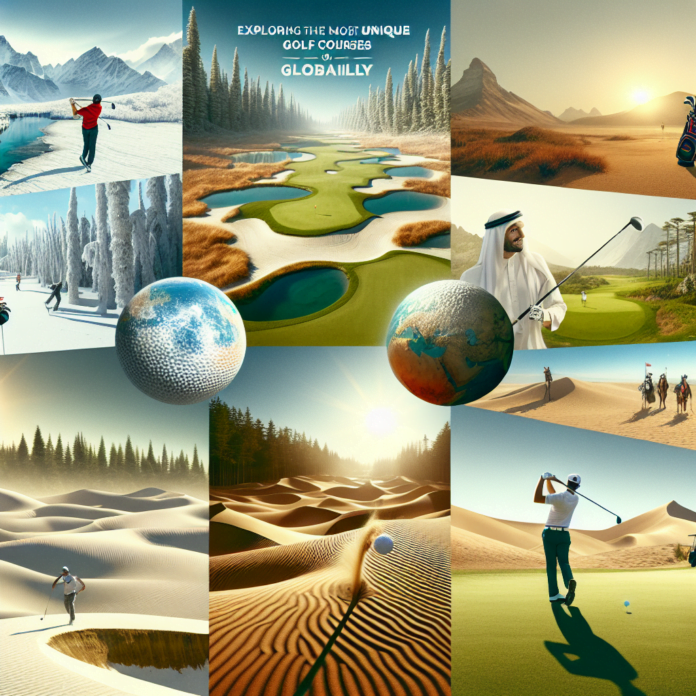 Exploring the Most Unique Golf Courses Globally