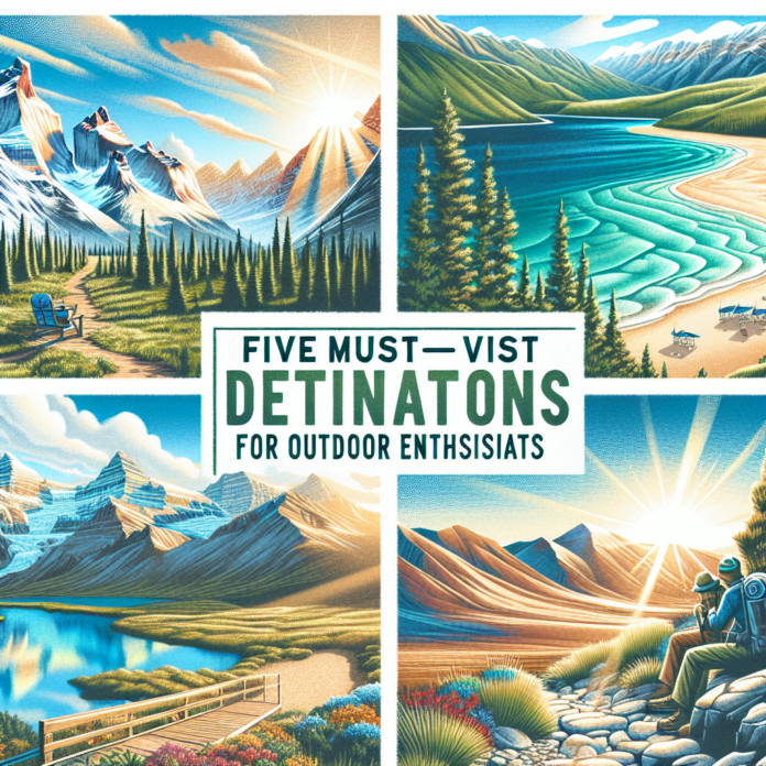 Five The Must-Visit Destinations for Outdoor Enthusiasts