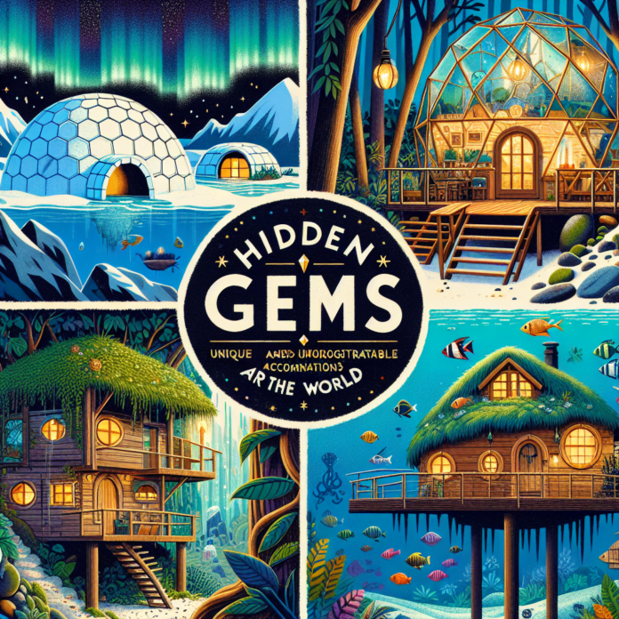 Hidden Gems: Unique and Unforgettable Accommodations Around the World Hidden Gems: Unique and Unforgettable Accommodations Around the World