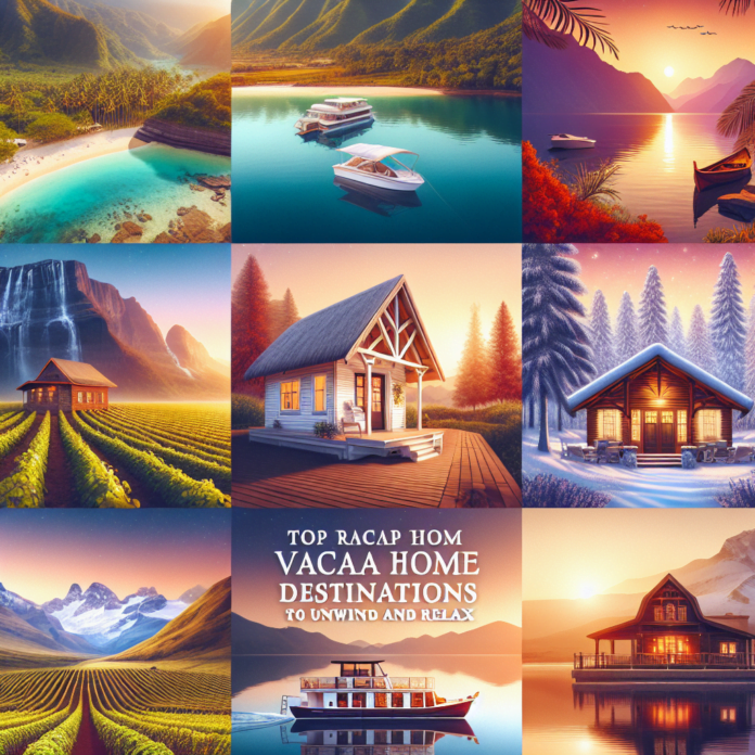 The Top Vacation Home Destinations to Unwind and Relax